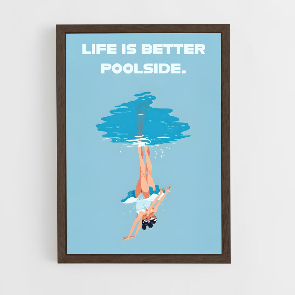 Poster Synchronized de swimming – affiche Natation synchronisée (vue 5)